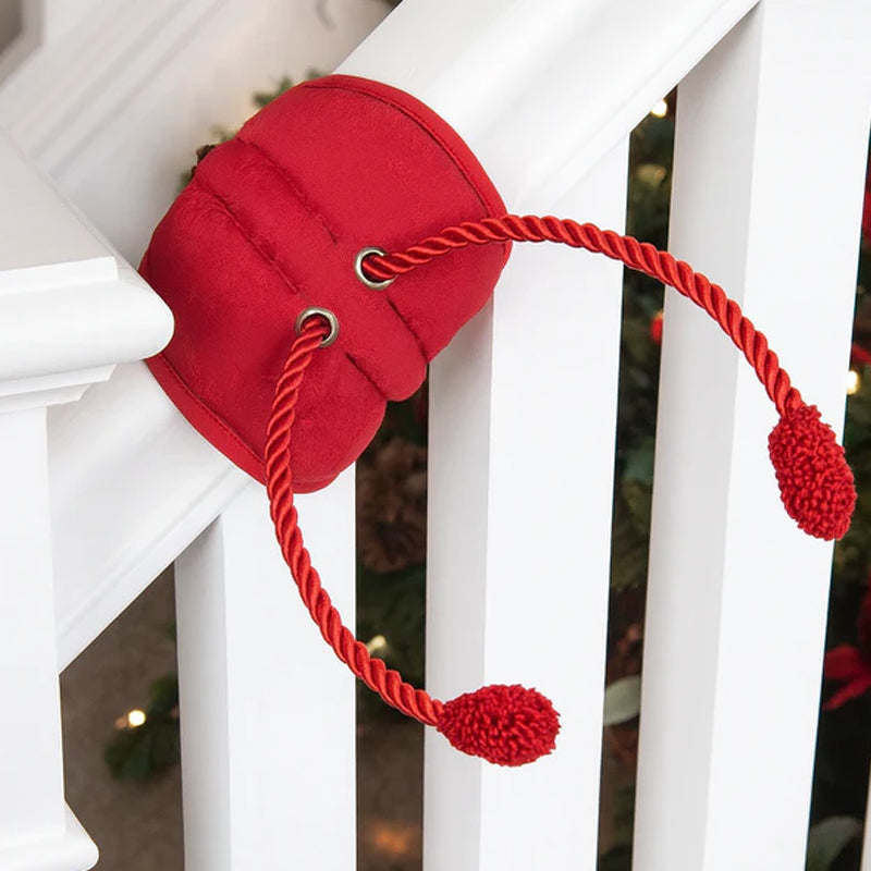 Reusable Banister Garland Ties – No-Scratch Christmas Decor Straps
