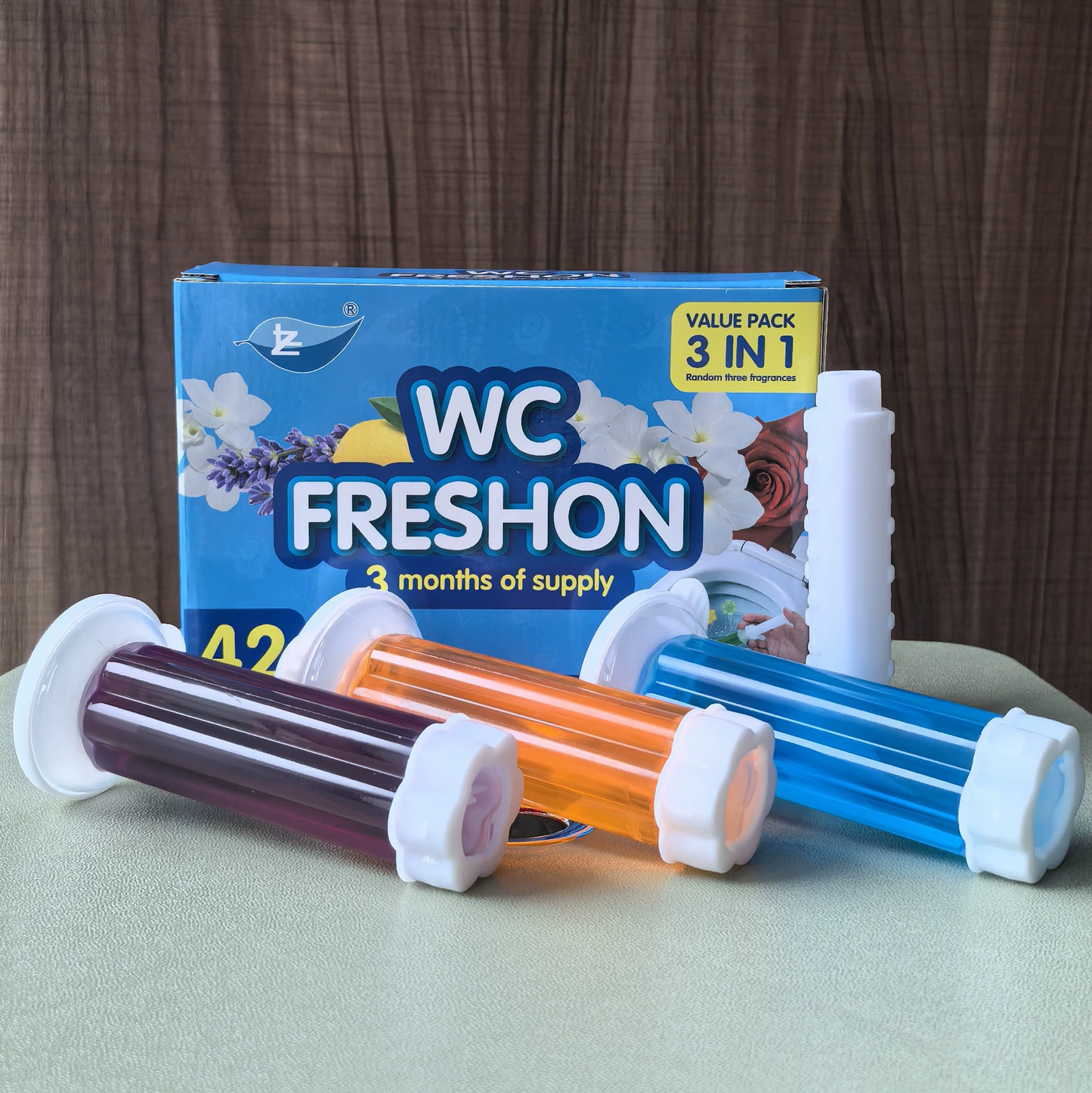 🔥Last Day 70% OFF 🔥3-Tubes Toilet Gel Stamp Box Deodorizing Bathroom Freshener