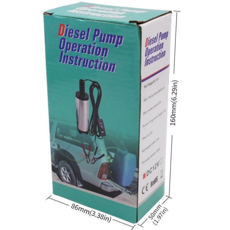 🔥Father's Day Sale 49% OFF🚜 DC 12V Portable Submersible Fuel Transfer Pump
