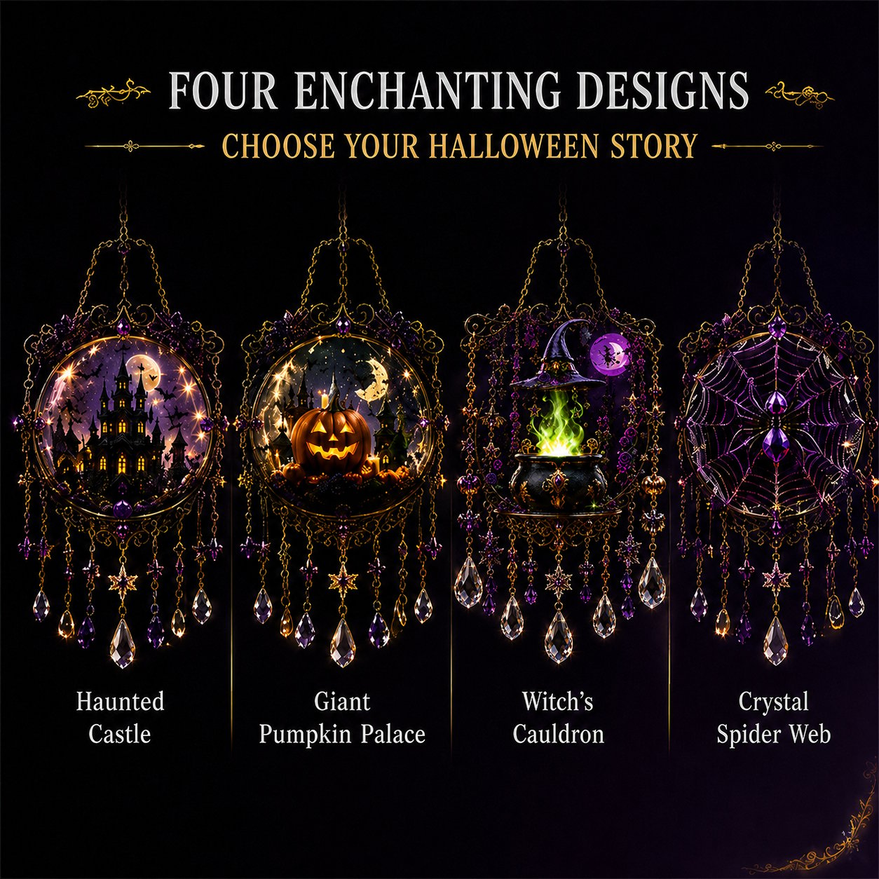 🎁Halloween Special Offer 50% OFF –🏰🎃Halloween Crystal Window Decoration