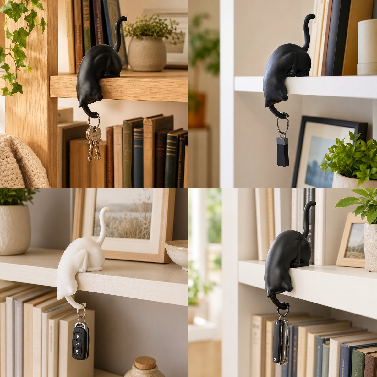 🔥Last Day 50% OFF 🐾Cat Shelf Hook with Vintage Lantern