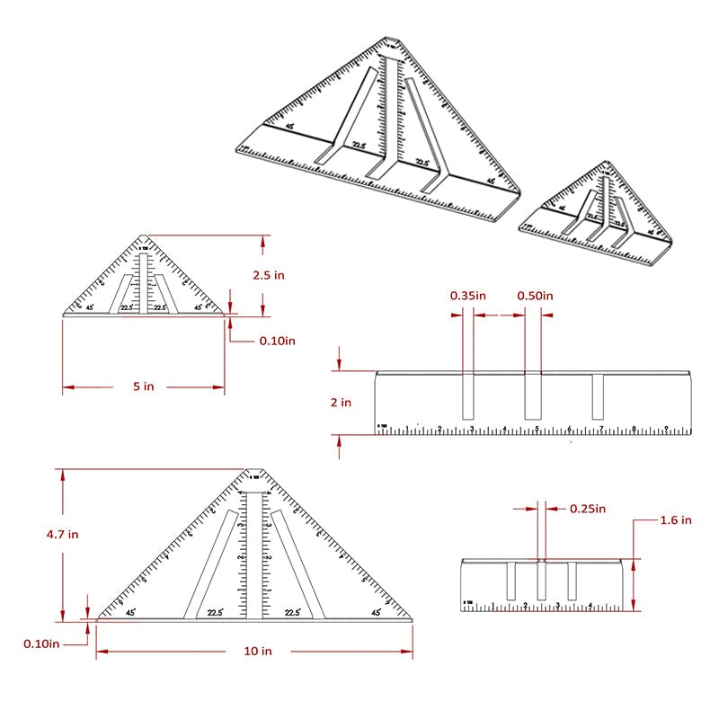 Professional Heavy Duty Metalworking Miter Square