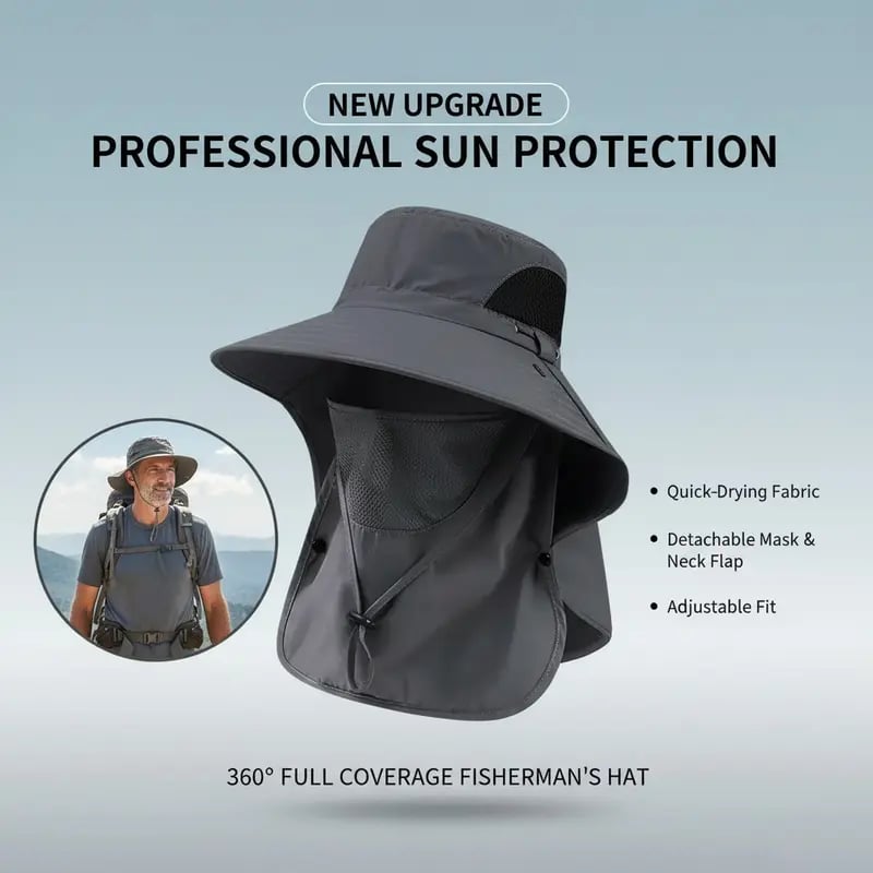 🔥 Limited-Time Deal – UV Protection Outdoor Fisherman’s Hat 🌞