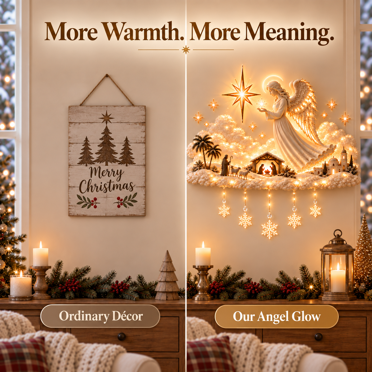 🎁 49% OFF Today | Christmas Blessing Angel Glow