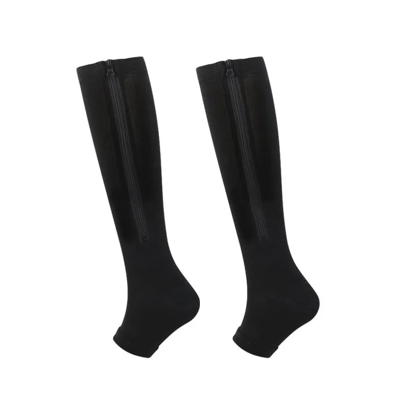βNo More Struggle πββοΈ Sports Zipper Socks β Comfort, Support & Easy On/Off