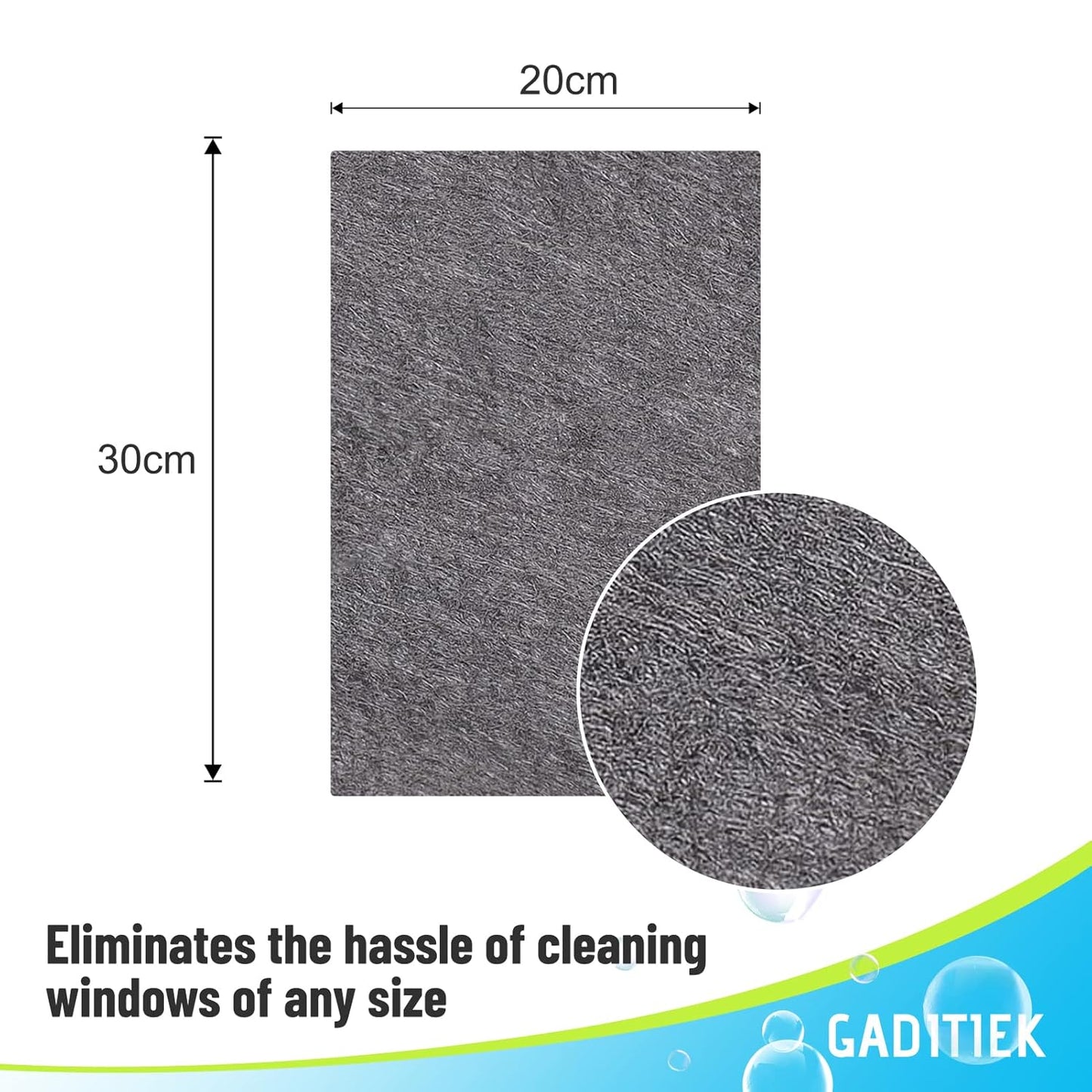 🔥10 Counts Magic Cleaning Cloth, Reuseable Thickened Streak Free Magic Cleaning Wipes
