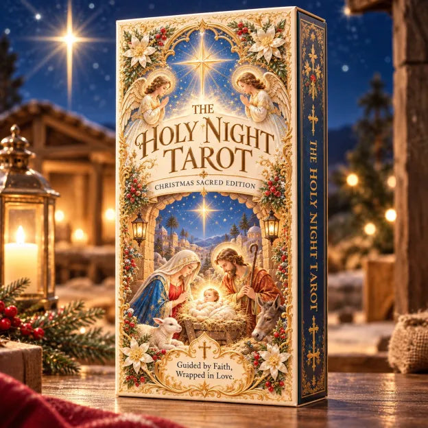 🔥LAST DAY 50% OFF✨The Holy Night Tarot – Christmas Sacred Edition 🎄