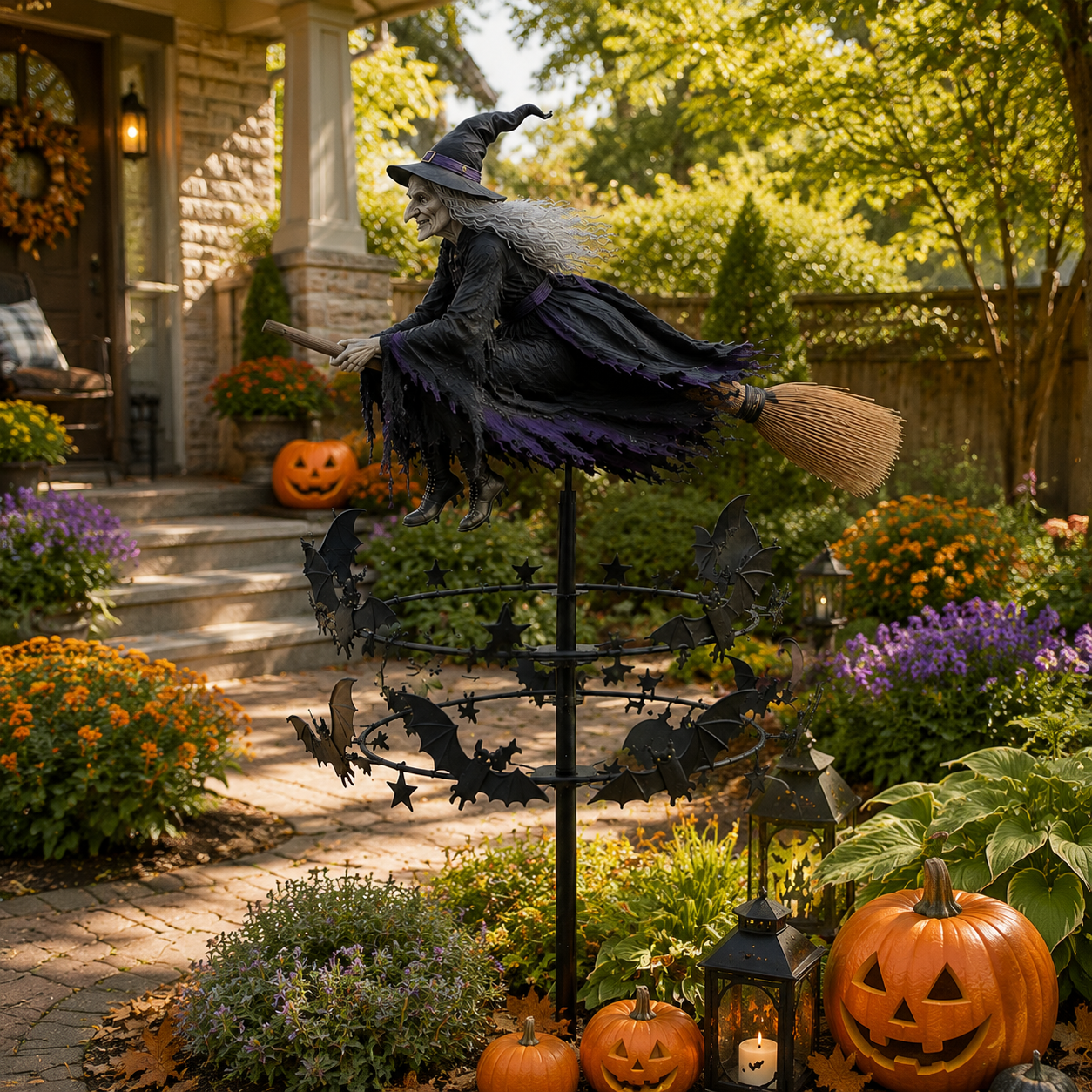 š„ Limited time 70% OFF ā š§āāļø The Enchanted Witch Garden Wind Spinner