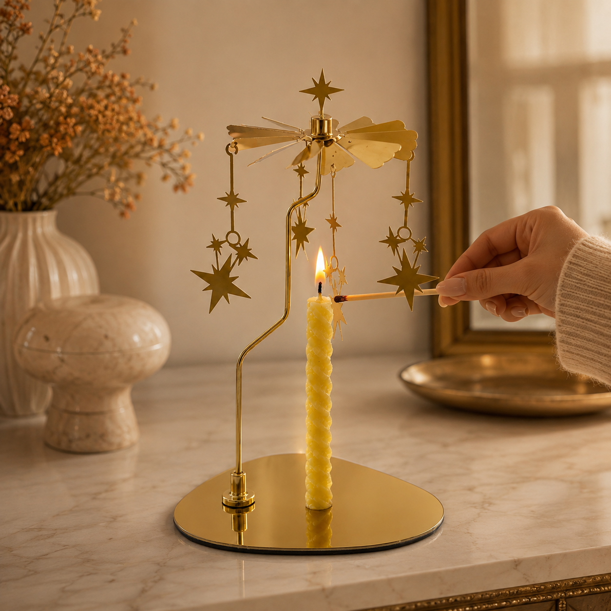 Automatic Rotating Aromatherapy Candle Ornaments