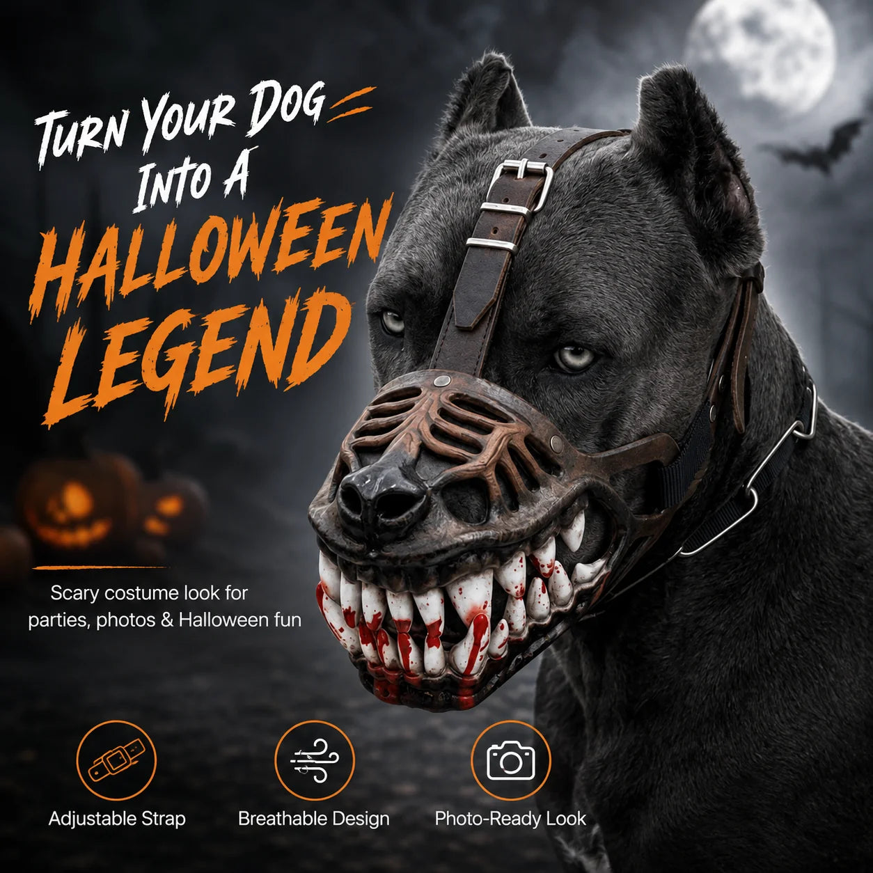🎃 EARLY HALLOWEEN 49% OFF🔥🐶Hell Hound Monster Muzzle