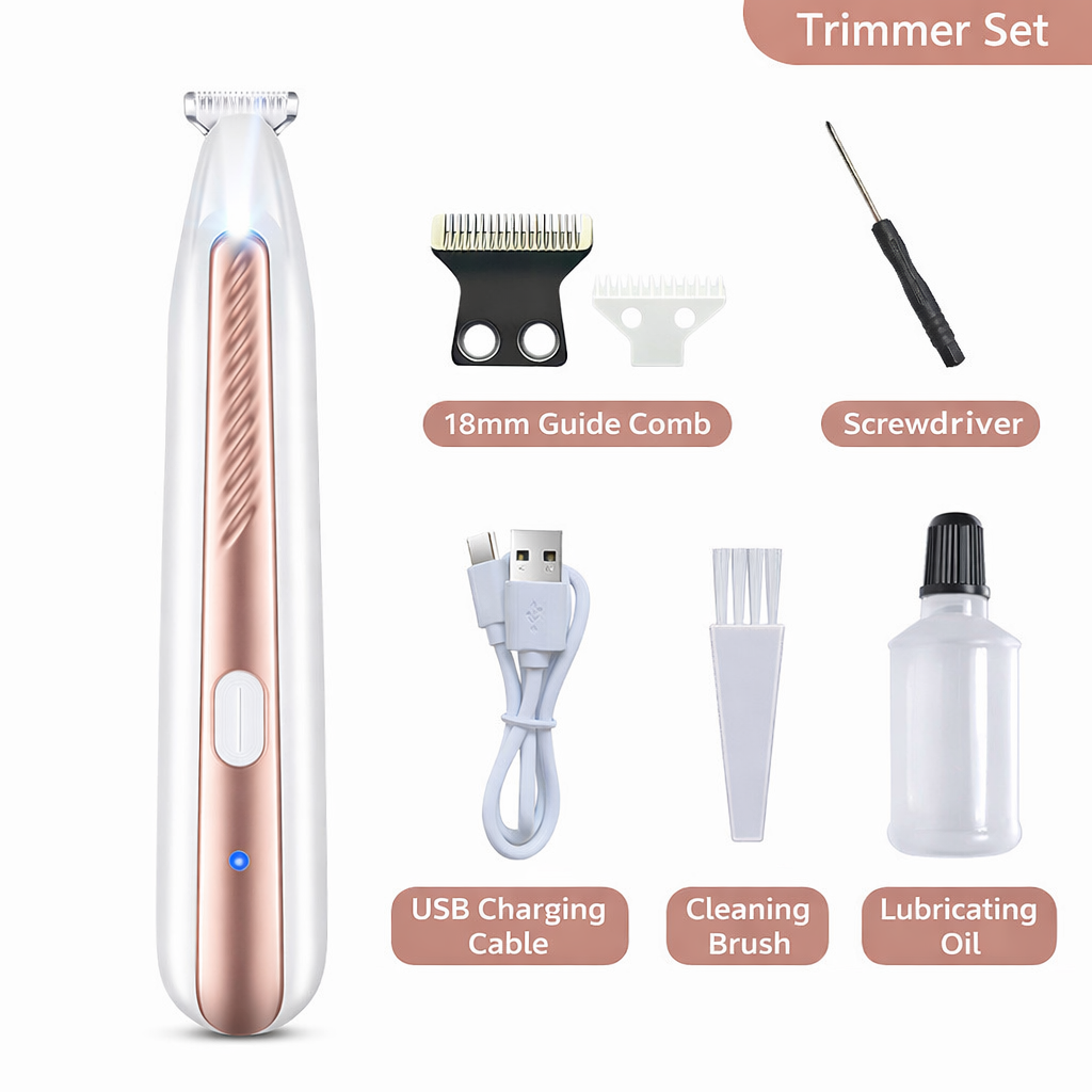 🐾 Pet Paw & Fur Trimmer – Safe, Precise Grooming for Cats & Dogs