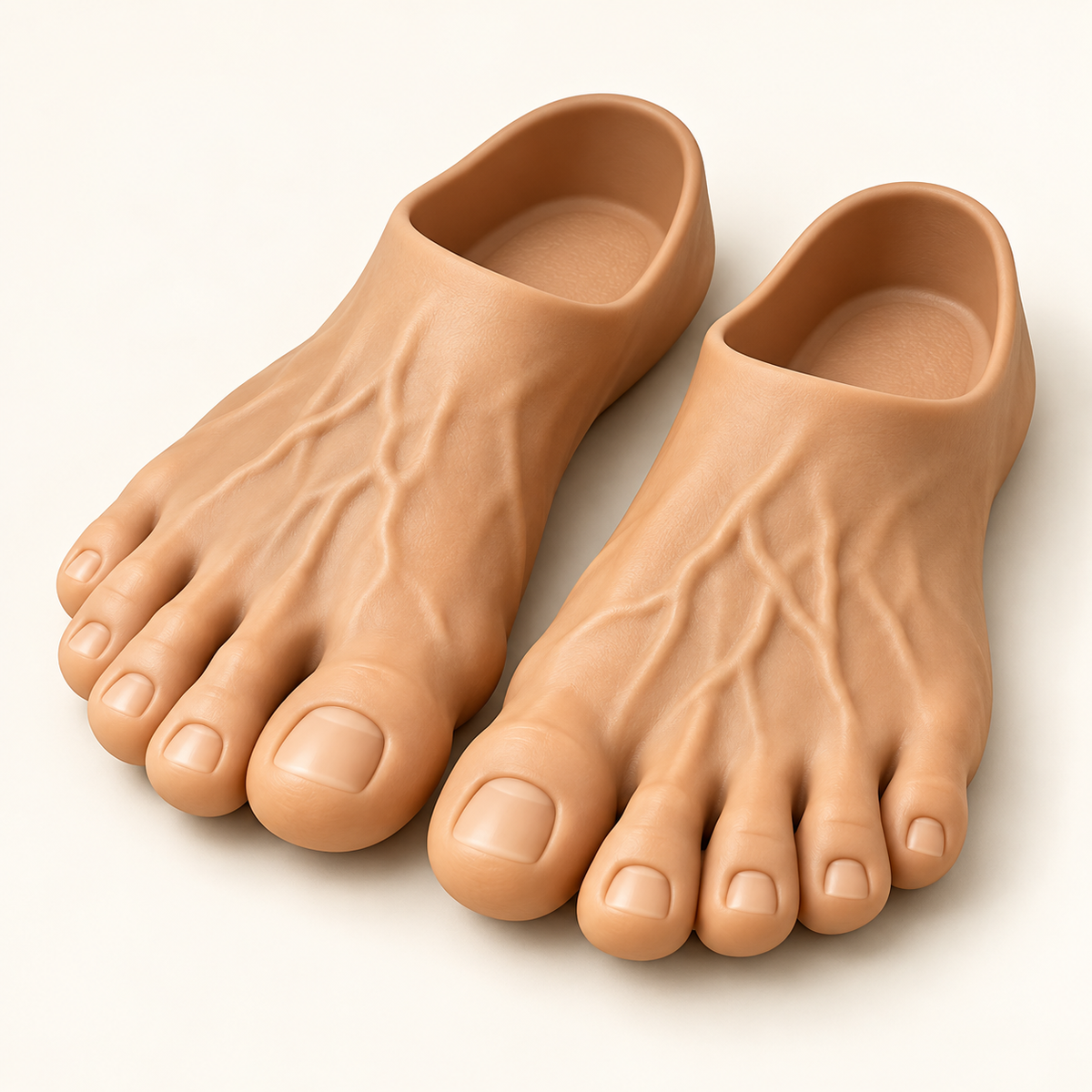 The Big Toe Energy Slides – Realistic Giant Foot Slippers