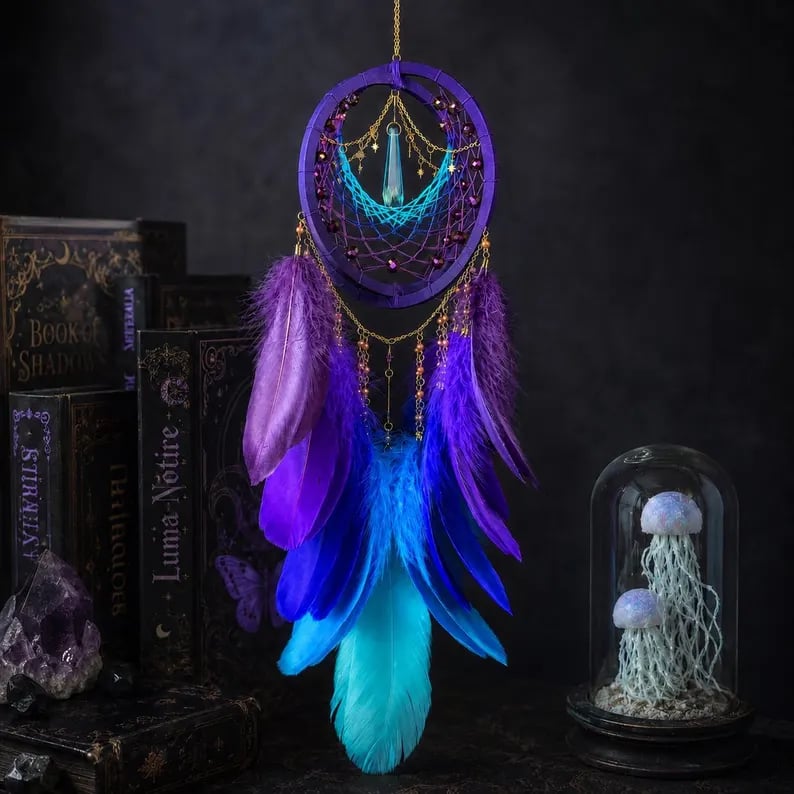 🔥Last Day 49% OFF – ✨ Celestial Galaxy Handmade Dreamcatcher