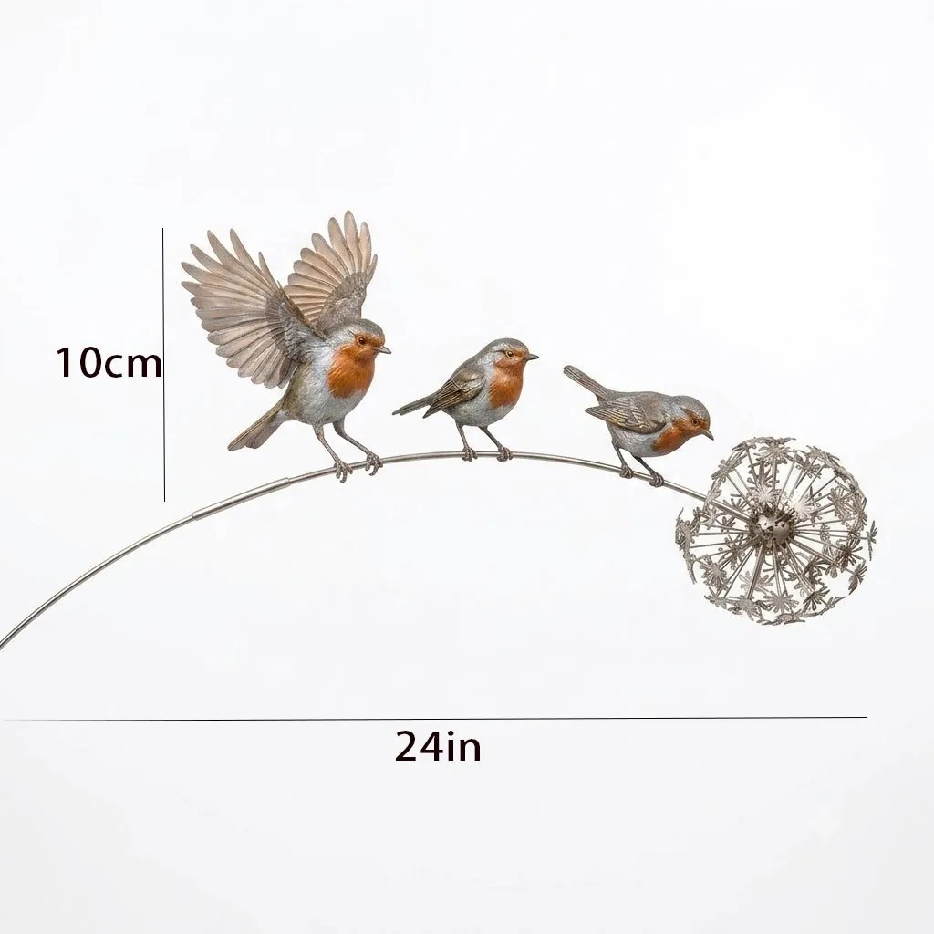 🐦 Bring Your Garden to Life💥Robin Garden Stake