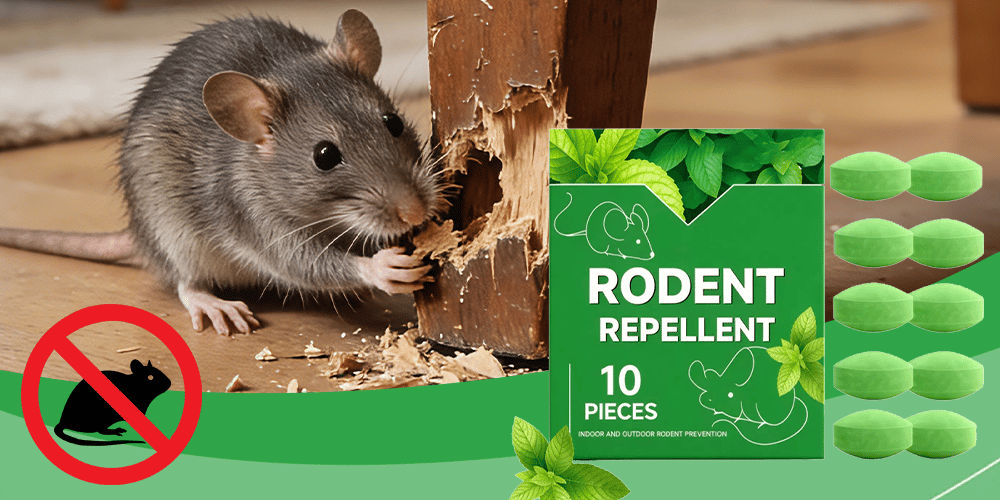 🐭50% OFF Today! 🔥Plant-Based Peppermint Oil Rodent Repellent Balls – Family & Pet-Friendly, Fresh Scent