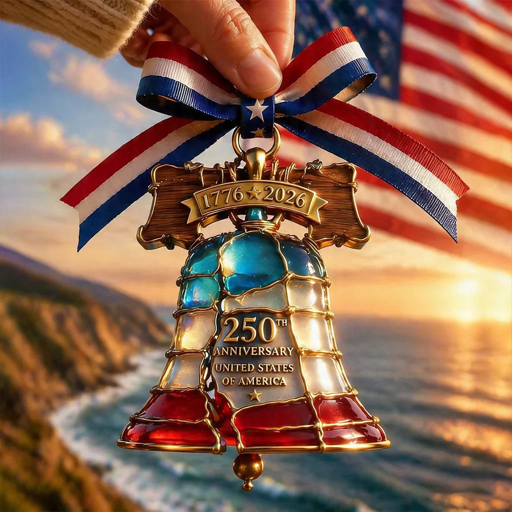 🔥Limited Time Sale 49% OFF✨America 250th Anniversary Patriotic Hummingbird Ornament