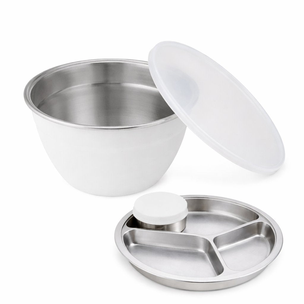 Stainless Steel Salad Bowl Kit🌱🍽️