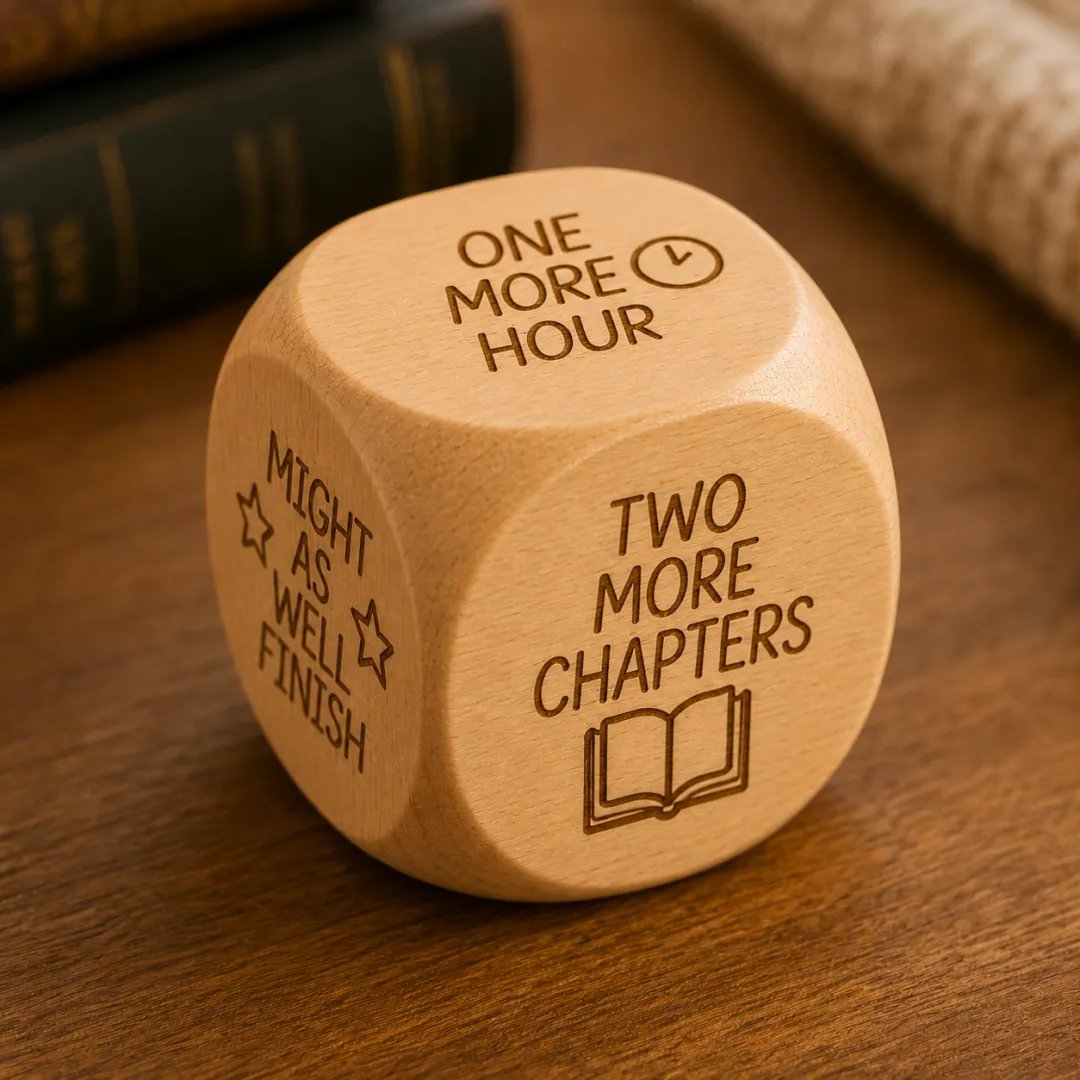🔥LAST DAY 50% OFF - 🎲Wooden Reading Decision Dice✨Natural Solid Wood & Hand-Painted