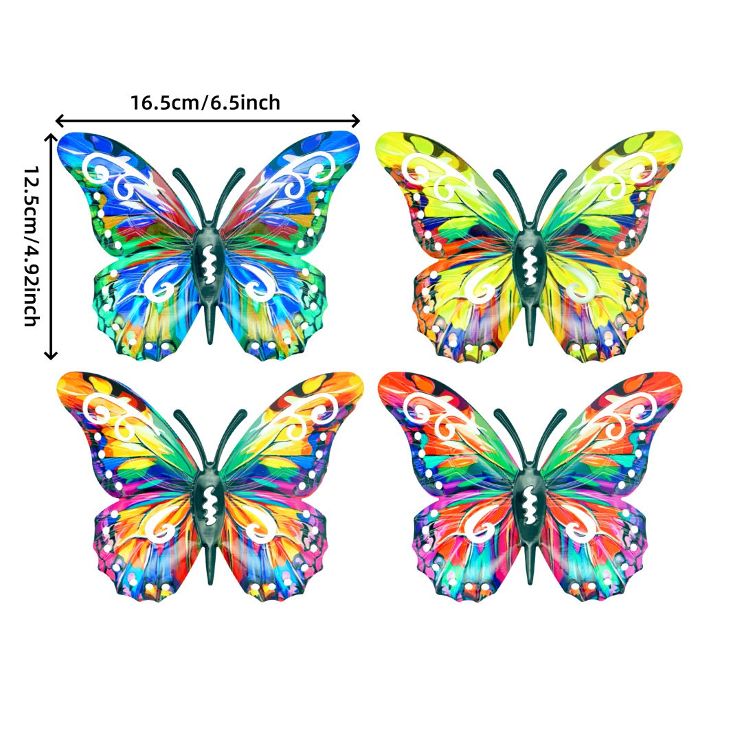 🔥Hot Sale - 50% OFF🔥🦋4Pcs Butterfly Wall Decor