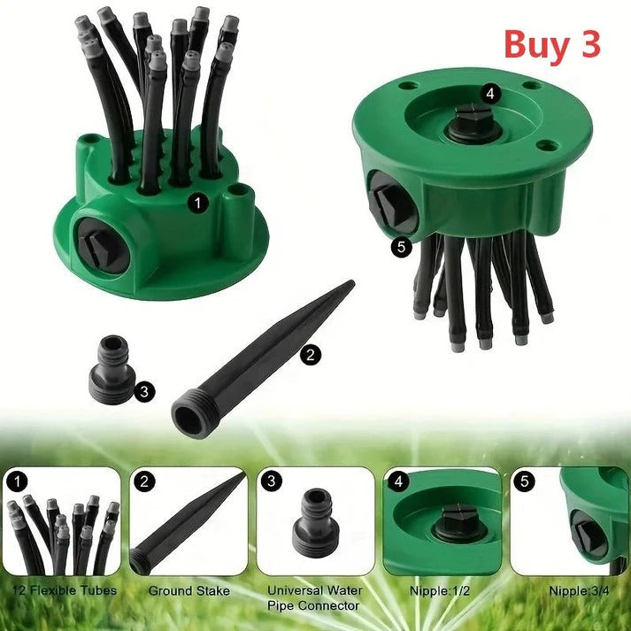 🔥Last Day 50% OFF🔥360° Coverage Precision Garden Irrigation Sprinkler