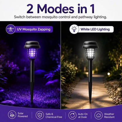 🏠Summer Essentials🦟Solar-Powered UV Mosquito Killer Lamp
