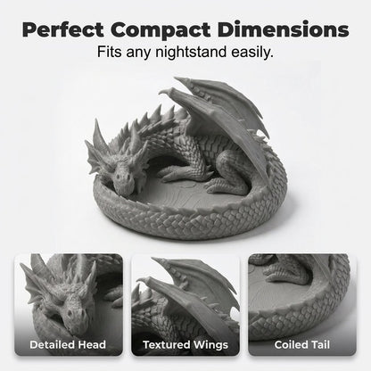 🐉 Dragon Guardian 3D Printed Jewelry Tray