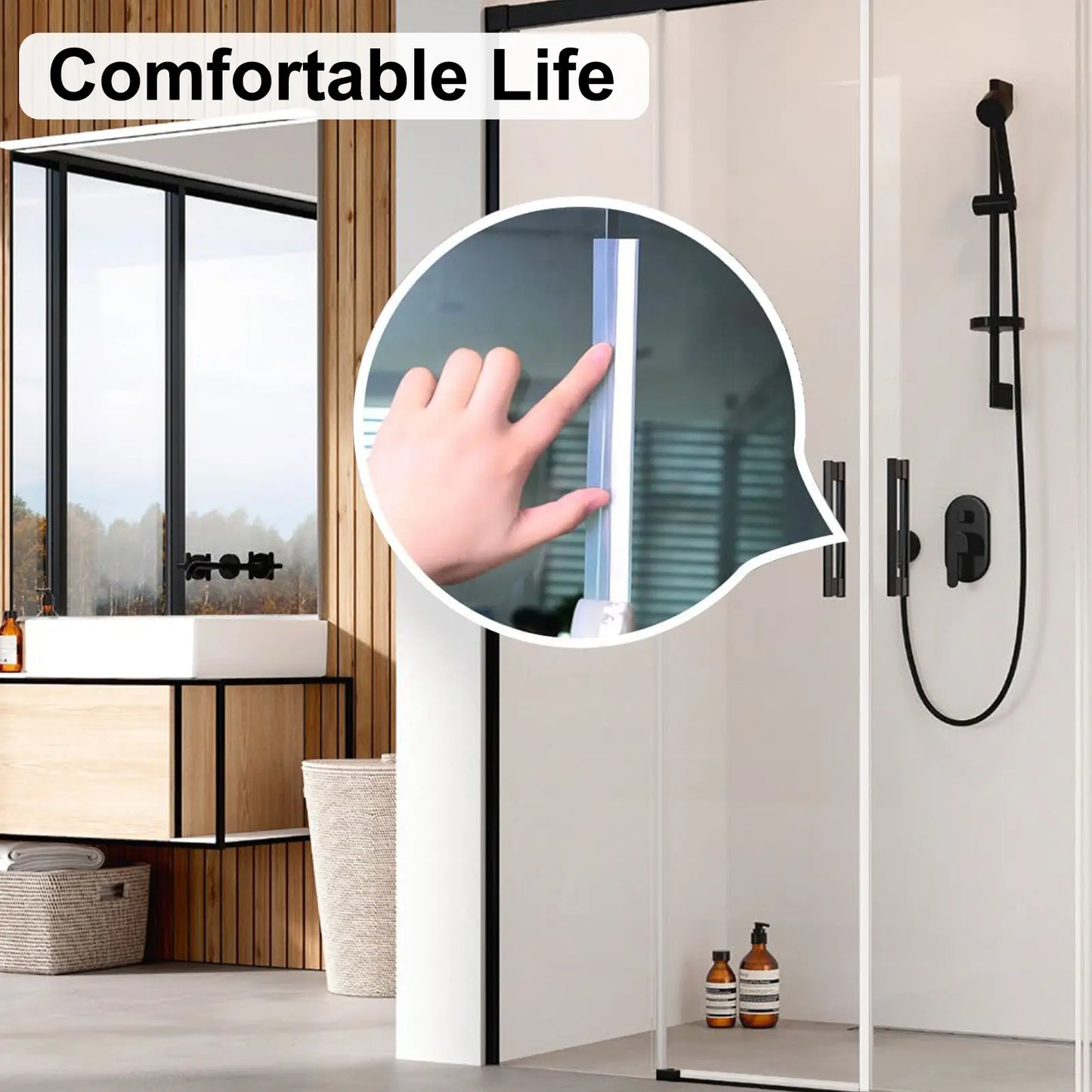 🌸Door Weather Stripping, Self-Adhesive Draft Stopper Seal for Doors & Windows