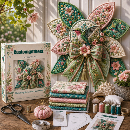 Garden Quilt Bow DIY Sewing Kit
