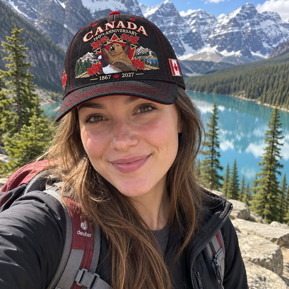 🔥 LAST DAY 49% OFF - 🍁 Canada 160th Anniversary 1867–2027 – Premium Embroidered Heritage Cap ✨ 100% Cotton • Detailed Embroidery • Comfortable Fit
