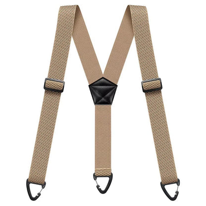 Men's X-Back Suspenders with Hook Clips