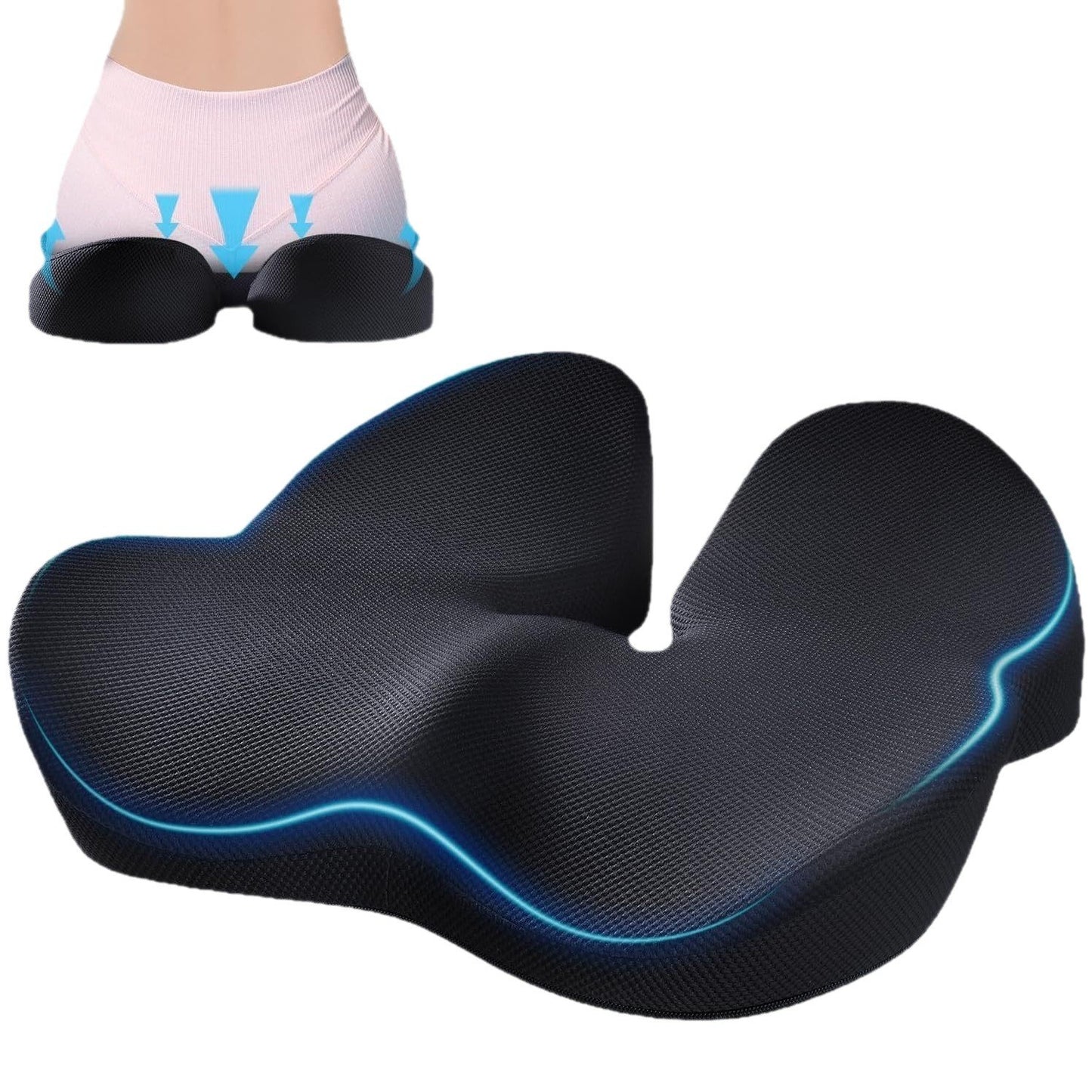 🎁Ergonomic Memory Foam Seat Cushion