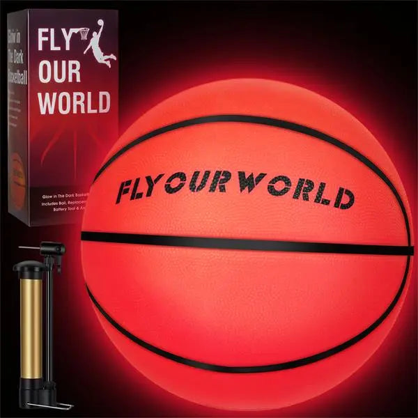 🏀Light Up LED Glow-in-the-Dark Basketball – Lights Out, Game On!