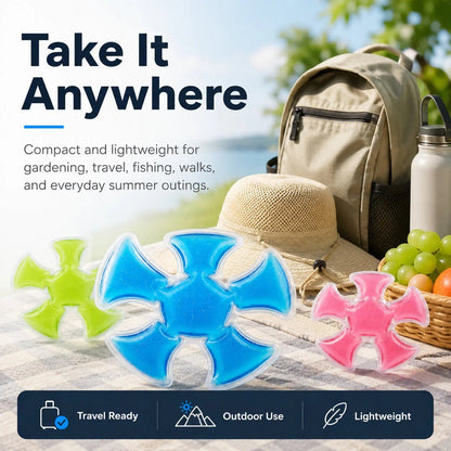 Reusable Cooling Pad for Hats & Body Relief🧢🧊