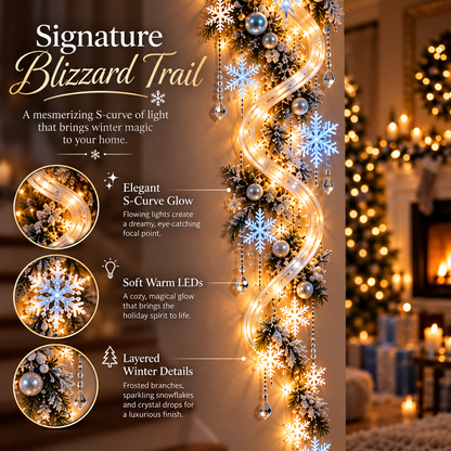 🔥Last Day 49% OFF🔥❄️ Giant Snowflake Blizzard Trail™- Let the Snowstorm Glow Indoors