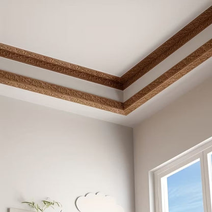 ✨Last Day 50% OFF✨4 Rolls Self-Adhesive Skirting Boards - 90 in Flexible Decorations