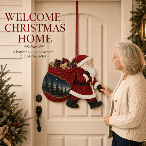 🧵 Christmas Fabric Art Door Hanging Craft Kit - Limited Time 50% OFF