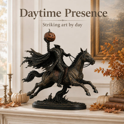 🎃🏇Midnight Chase Headless Horseman Statue | Awaken the Legend of the Hollow(✨Same as the video)