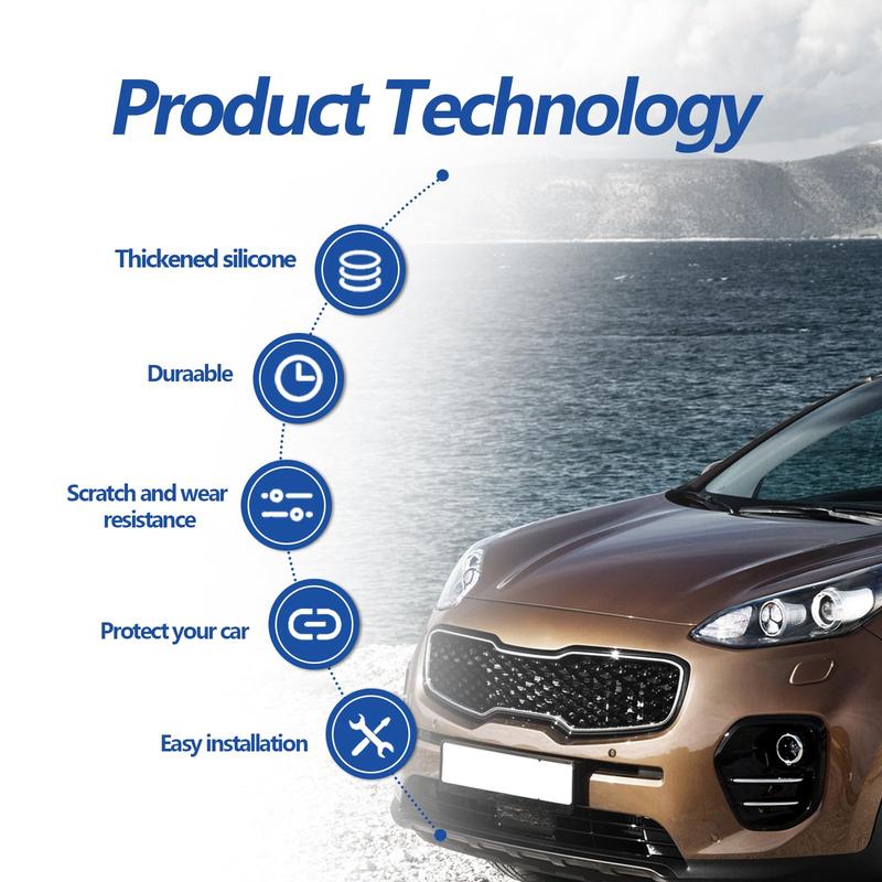 8/16/24PCS Car Wiper Hole Protective Cover