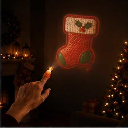 Christmas Finger Projector Lights – Mini Pattern Projector