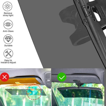 🚗 Elevate Your Driving Comfort 🎁Universal Car Sun Visor With Polarized Glare Protection
