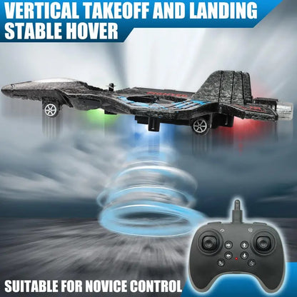 ✈️Xmas Gift Alert! 49% OFF RC Stunt Jet (360° Flips + LED) for Kids- Boys' Dream Gift!🎄