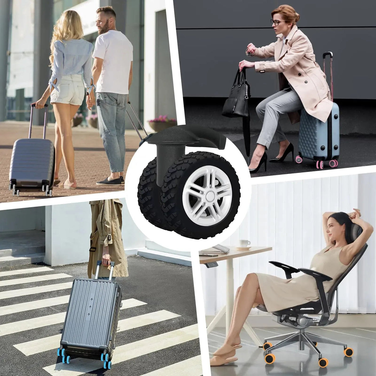 Luggage Suitcase Wheels Protection Covers⏳
