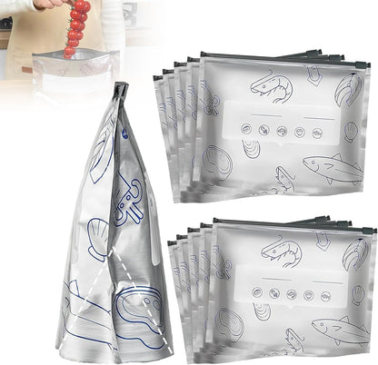 💥Reusable Aluminum Foil Sealable Storage Bags – Your Kitchen’s New Best Friend! 🍴✨