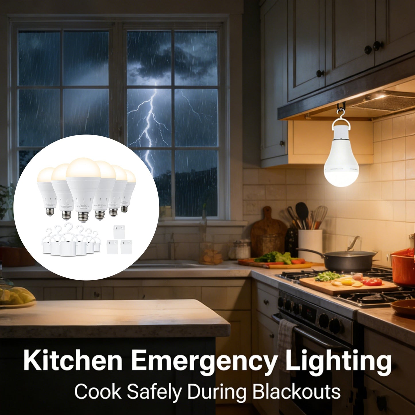 Rechargeable Emergency Light Bulbs 💡