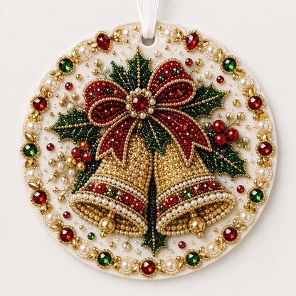 ✨ DIY-Weihnachtsschmuckkollektion aus Perlen und Edelsteinen
