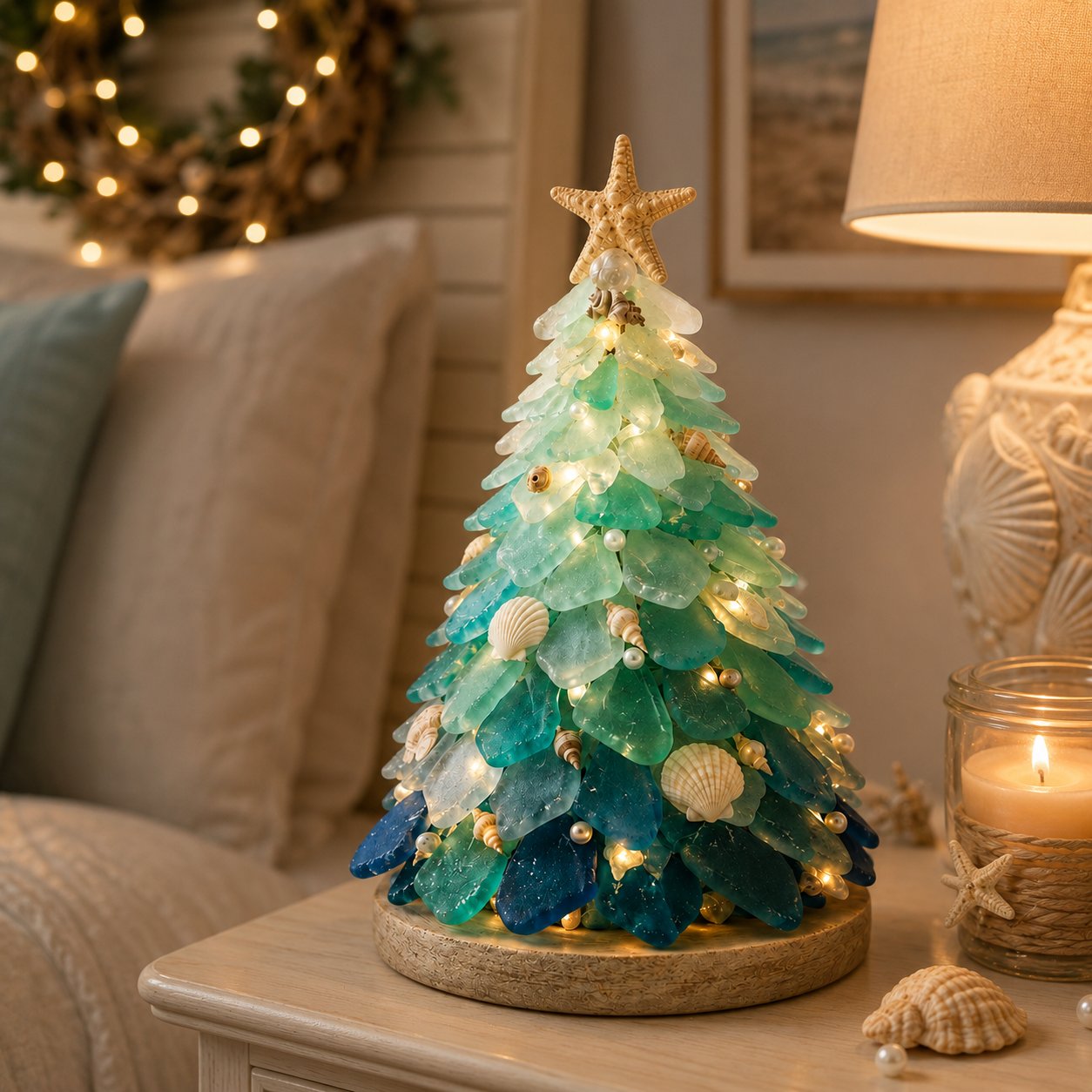 🌊🎄 DIY Sea Glass 3D Christmas Tree Kit