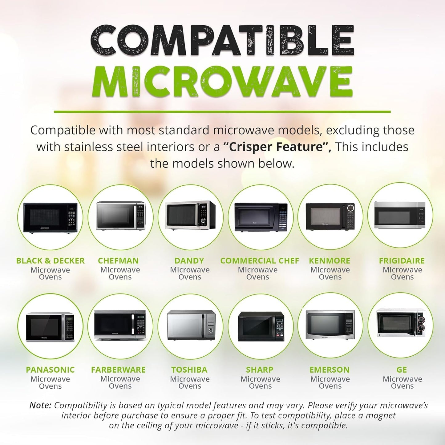 12-Inch Magnetic Microwave Splatter Cover
