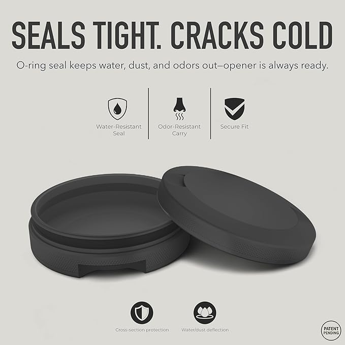 Metal EDC Storage Can with Built-In Bottle Opener