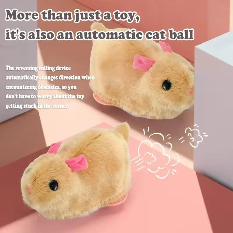 🐱 Auto-Rolling Cat Ball 🐭 Interactive Hands-Free Toy for Indoor Cats