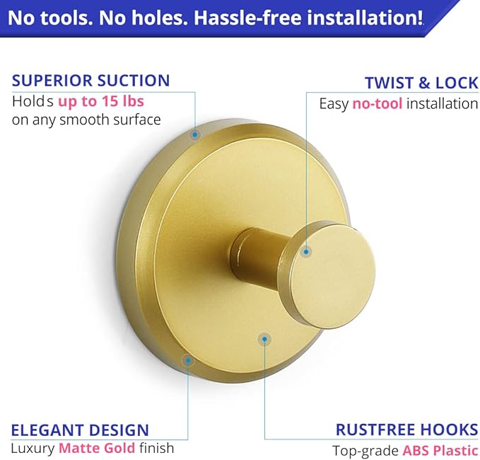🔥Last Day 70% OFF - Upgraded Suction Cup Hooks